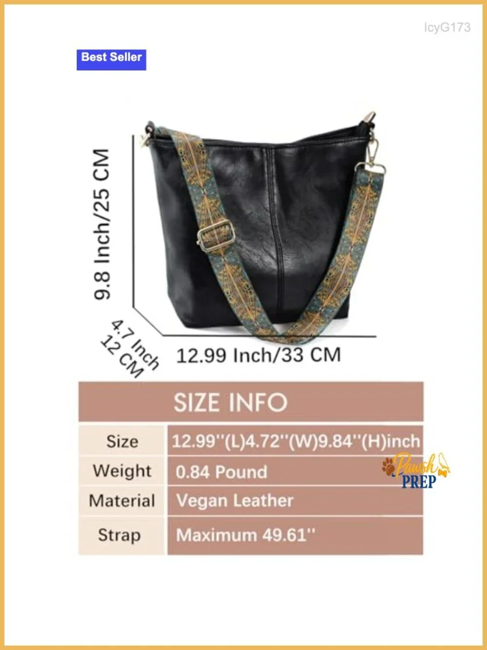 Vegan Leather Hobo Crossbody Bag with Zipper Shoulder Purse for Women